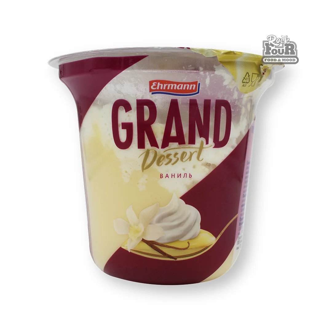 Milk pudding "Grand Dessert" vanilla and creamy mousse 4.7% 200g